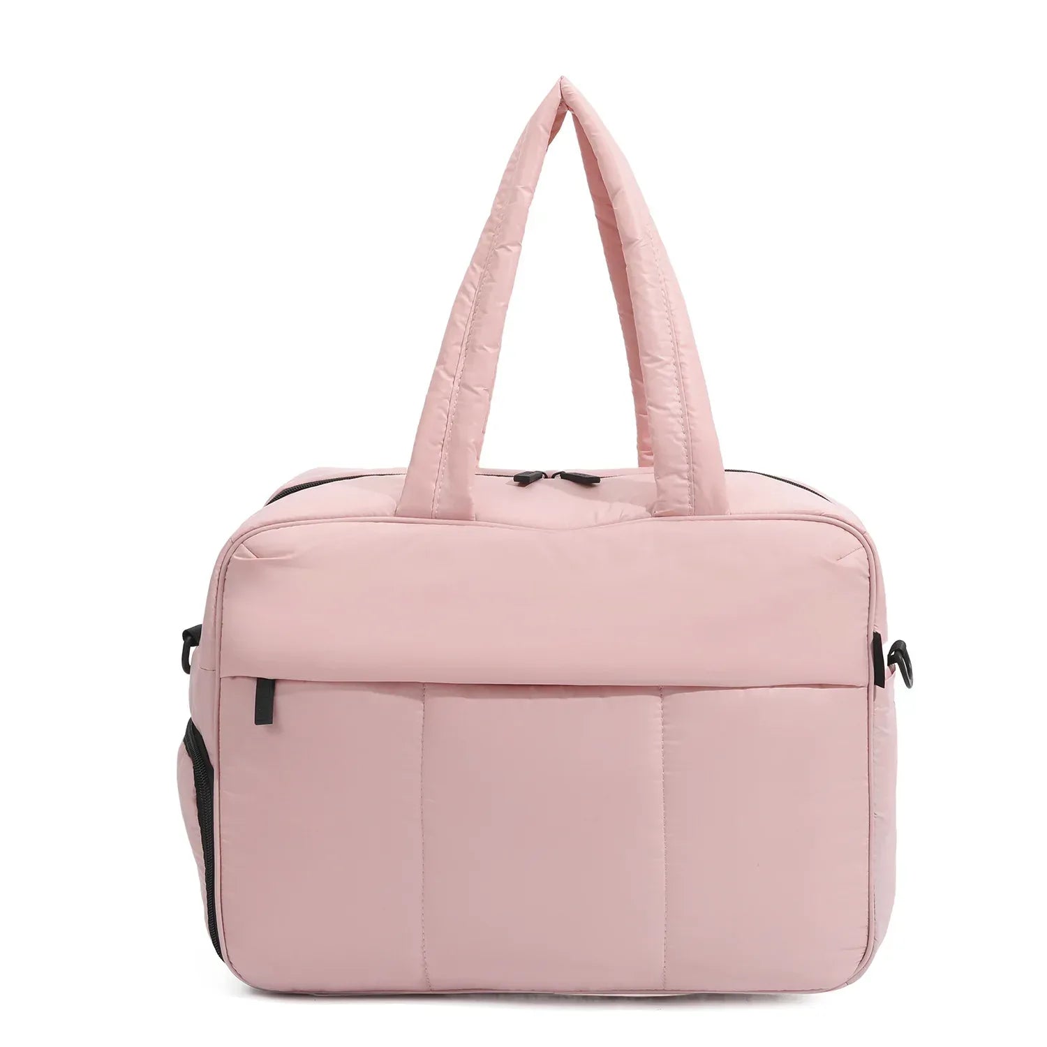 Down Handbags Winter Travel Duffle Bag With Shoes Compartment Portable Sports Yoga Gym Fitness Shoulder Bags For Weekender Overnight Tote Women - DanaFashionstore