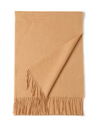 New Solid Color Wool Long Beard Warm Tassel Scarf Thick - DanaFashionstore