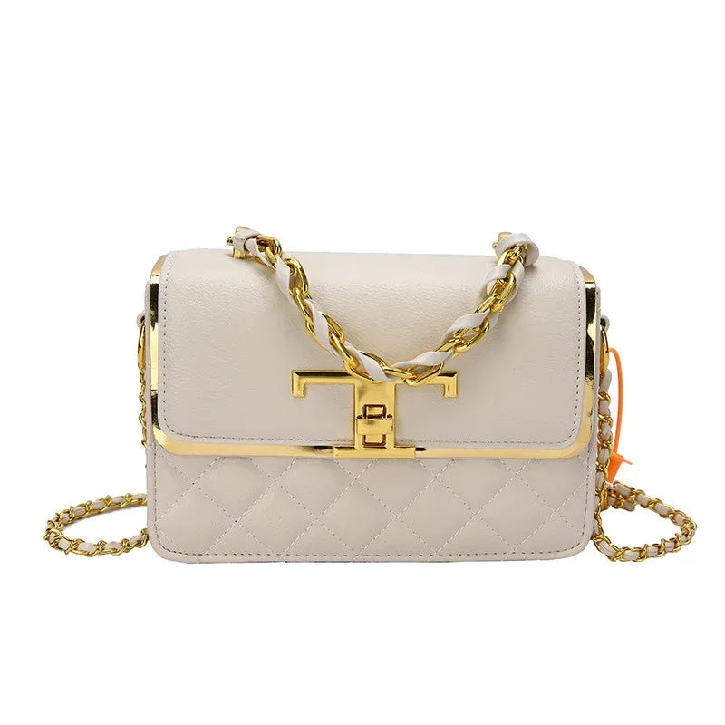 Diamond Chain Handbag Elegant Graceful Shoulder Bag - DanaFashionstore