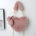 Love Bags Soft Plush Handbags Women Valentine's Day Party Bag - DanaFashionstore