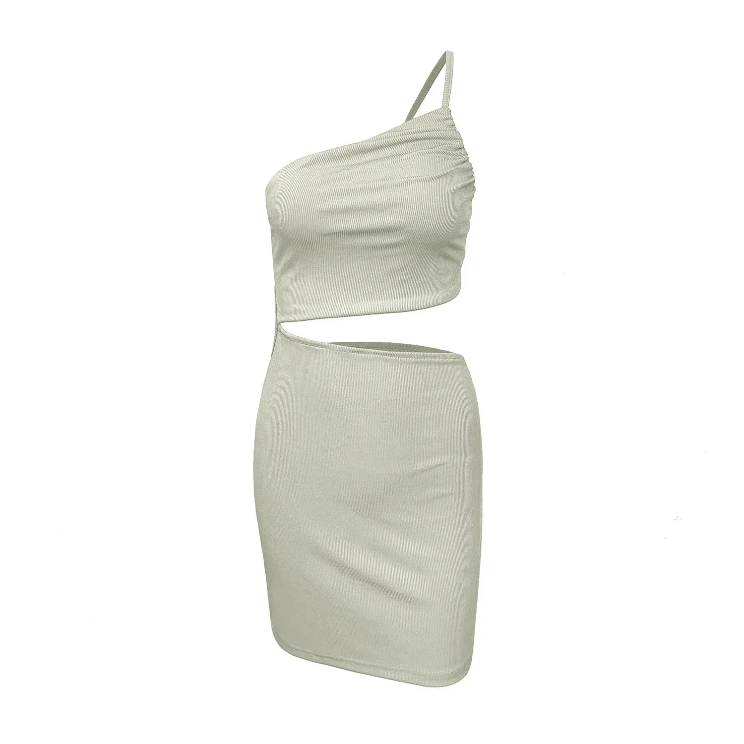 Design Sense Niche Shoulder Drawstring Dress Women - DanaFashionstore