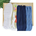 Hand Woven Sandals Hollow Crochet Breathable Shoe Material Pack - DanaFashionstore