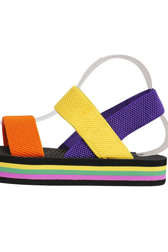 Women's Non-slip Wear-resistant Comfortable Soft Bottom Color Flat Sandals - DanaFashionstore