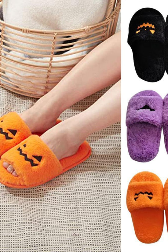 Halloween Women's Soft And Comfortable Plush Slippers Cosplay Shoes Furry Plush Slippers Kawaii Cute Shoes Home Slippers Halloween Dress Up Shoes