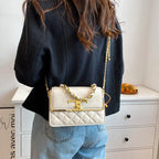 Diamond Chain Handbag Elegant Graceful Shoulder Bag - DanaFashionstore