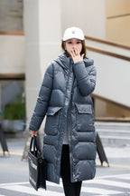 Women's Winter Korean Style Mid-Length Warm Coat 2026 - Fashion Jacket - DanaFashionstore