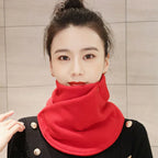 Women's Warm Plush Scarf Ins Cute And Versatile - DanaFashionstore