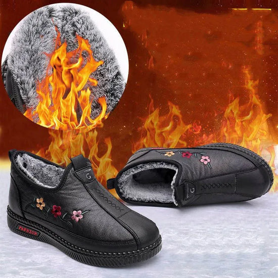 Middle-aged And Elderly Cotton Shoes With Velvet Thickening - DanaFashionstore