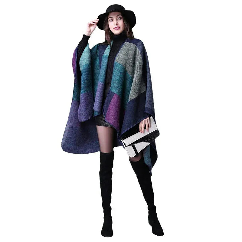 Autumn And Winter Scarf Versatile Lattice Ladies Travel Shawl - DanaFashionstore