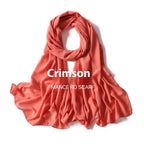 Pure Color Pearl Chiffon Scarf Headcloth Veil Chiffon Scarf - DanaFashionstore
