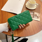 Rhombus Wallet Women's Long European And American Fashion - DanaFashionstore