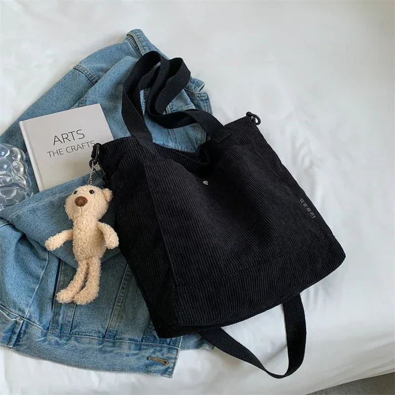 Corduroy Messenger Bag All-match Student Shoulder - DanaFashionstore