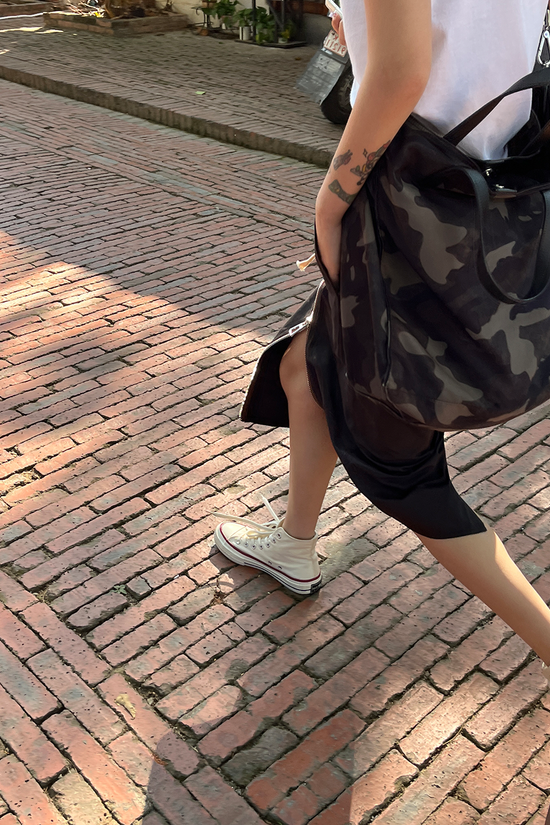 Women's Zip Skirt Slimming Mid-length Straight Skirt