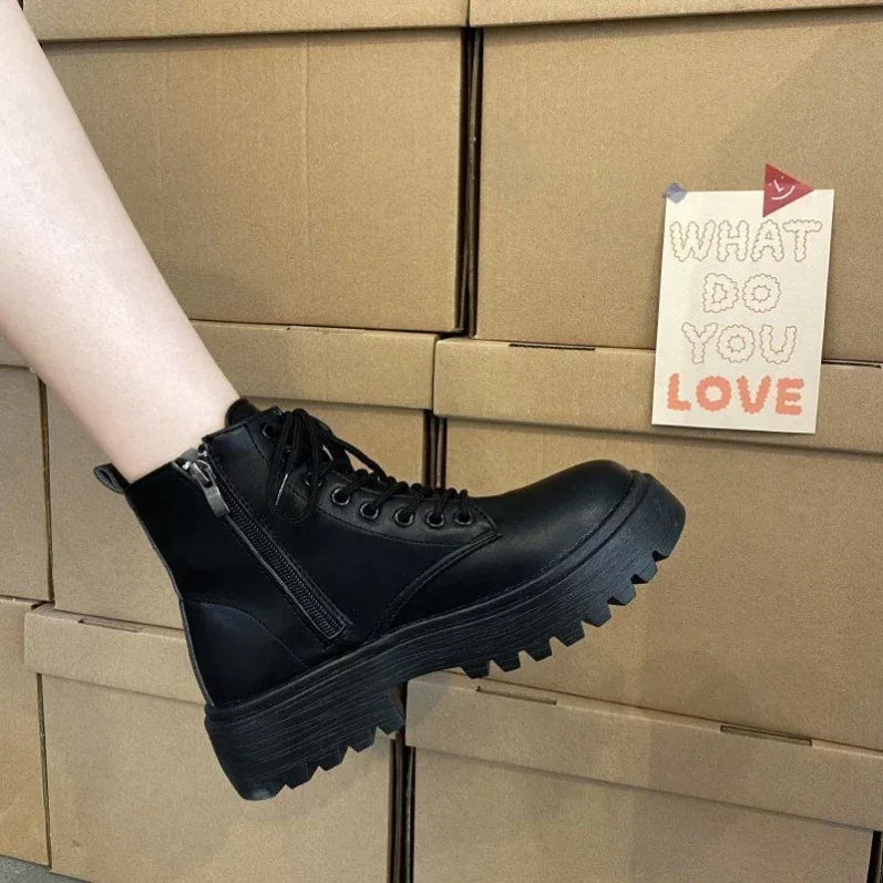 Autumn And Winter New Independent Stand Women's Plus Size One-step Socks Boots - DanaFashionstore
