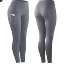 Women Compression Skinny Fitness Leggings Women Stretch Sportswear Casual Leggings Pants with Pocket - DanaFashionstore