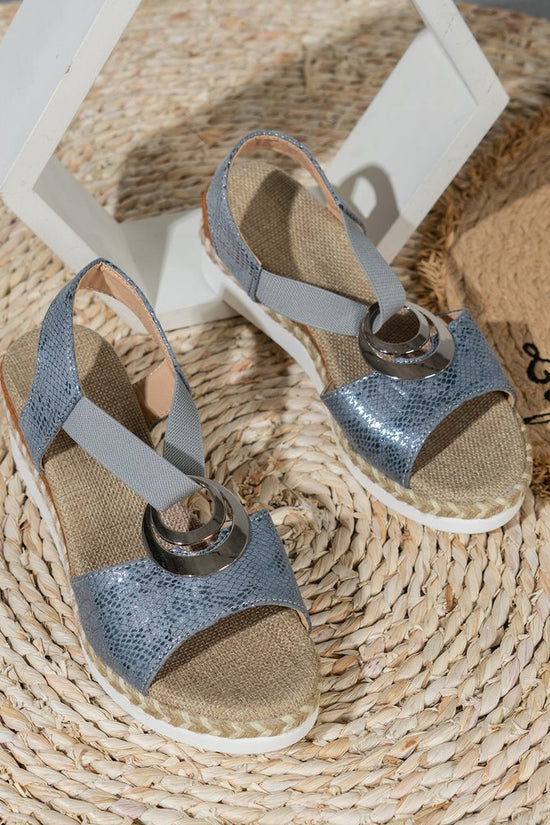 Women's Summer New Hemp Rope Wedge Light Bottom Peep Toe Sandals