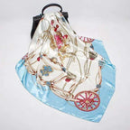 Digital Printed Square Silk Scarf - DanaFashionstore