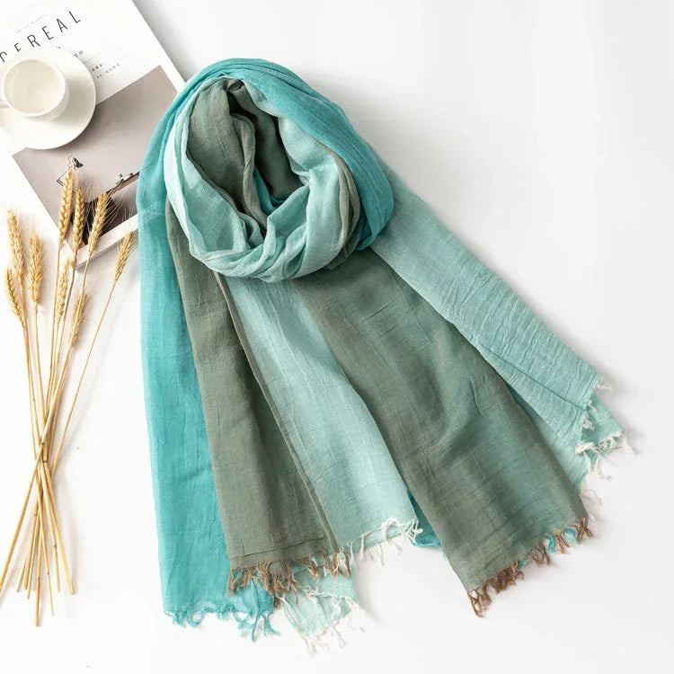 Autumn And Winter Leisure Style Simple Pure Cotton Scarf - DanaFashionstore