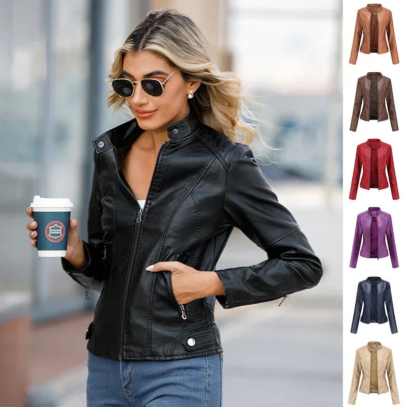 European American Leather Jackets 2026 - Women's Fashion Outerwear - DanaFashionstore