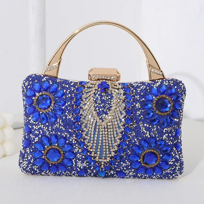 New Metal Handheld Handmade Diamond Inlaid Dinner Bag - DanaFashionstore