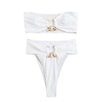 Women's Bandeau Split Swimsuit Bikini - DanaFashionstore