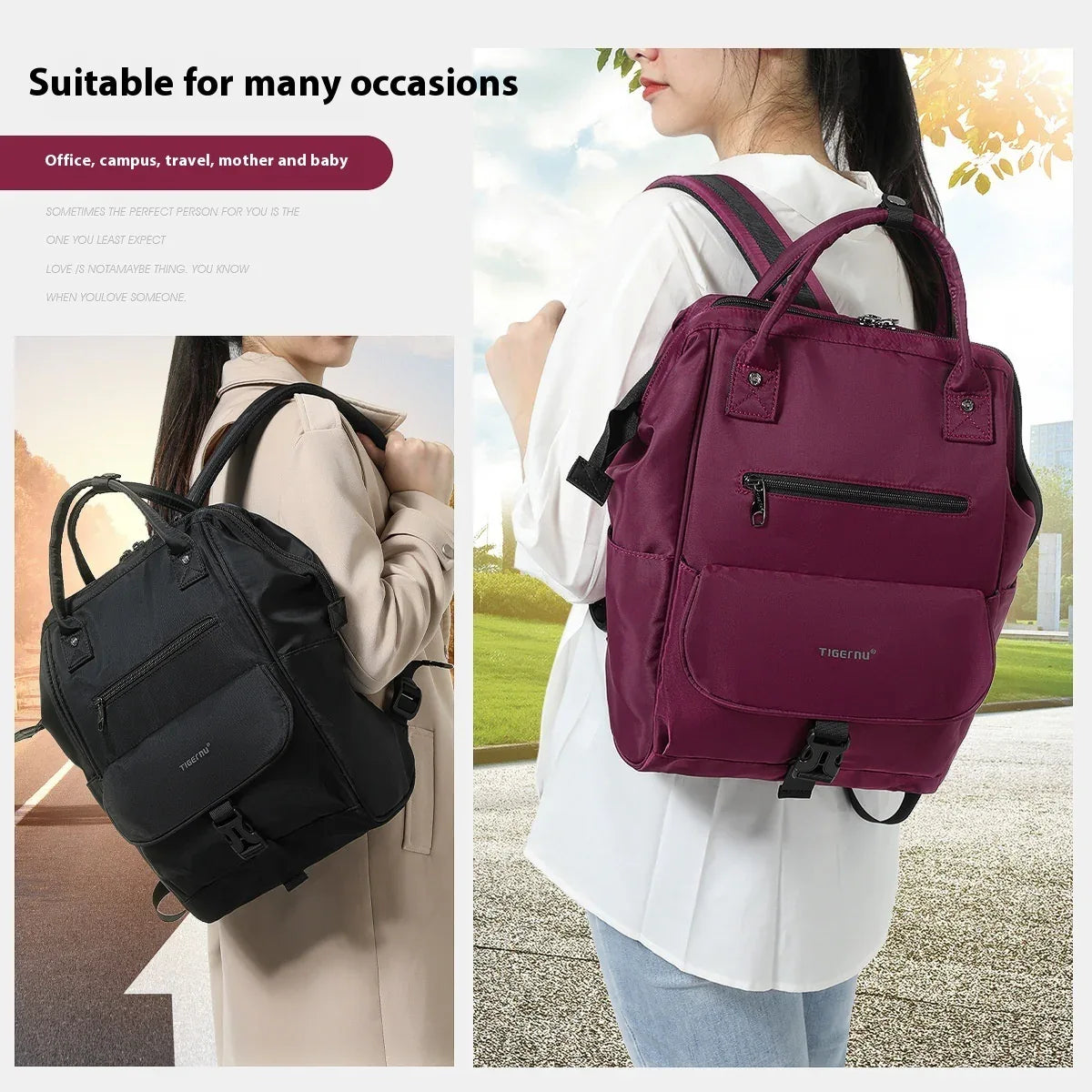 Large Capacity Backpack Portable Baby Diaper Bag Travel Mummy Bag Diaper Bag - DanaFashionstore