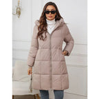 Women's Design Hooded Mid-Length Thickened Coat 2026 - Winter Jacket - DanaFashionstore