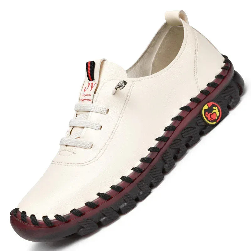 Women's Leather Handmade Beef Tendon Soft Sole Mother Shoes - DanaFashionstore