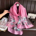 Elegant All-match Embroidered Summer Sunscreen Scarf - DanaFashionstore