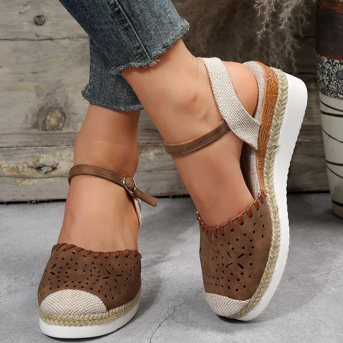 Women's Fashion Platform Casual Wedge Sandals - DanaFashionstore