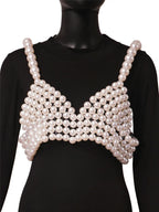 Sexy Fashion Pearl Suspender Vest - DanaFashionstore