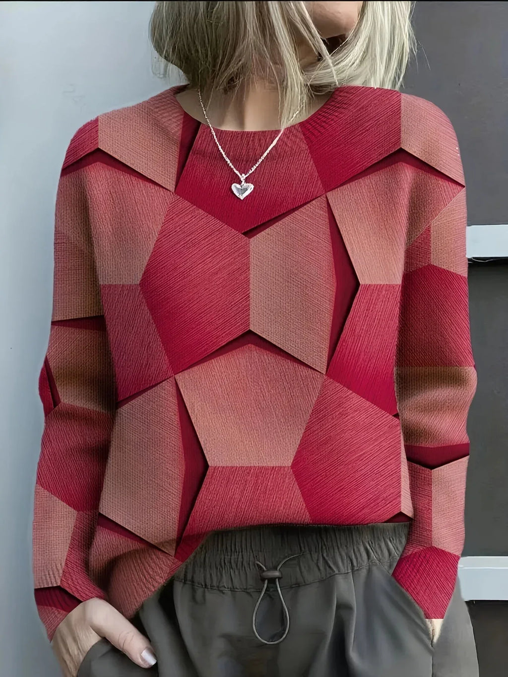 3D Digital Print Flannel Christmas Women's Round Neck Sweatshirt Autumn Winter - DanaFashionstore