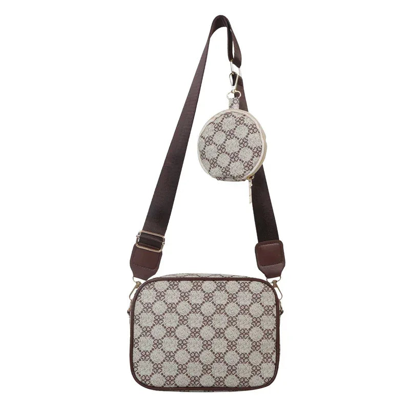 Vintage Pattern Crossbody Bags For Women Shoulder Shell Bag Trend Small Purse And Handbag Luxury Designer Female Square Bag Women's Bag - DanaFashionstore