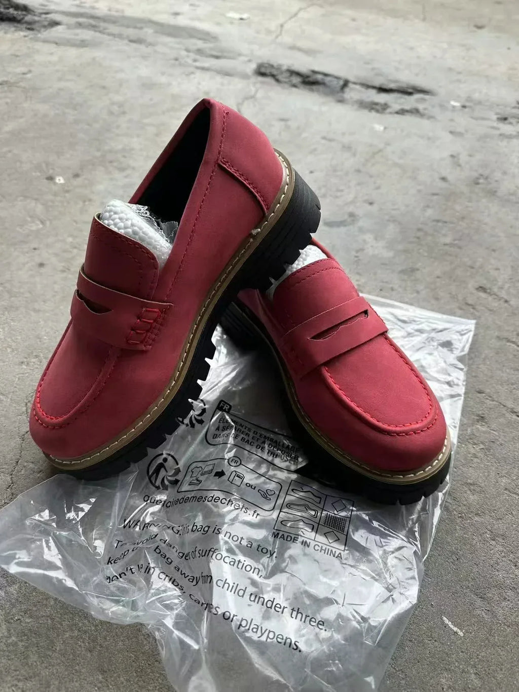 Leather Plus Size Casual Women's Shoes - DanaFashionstore