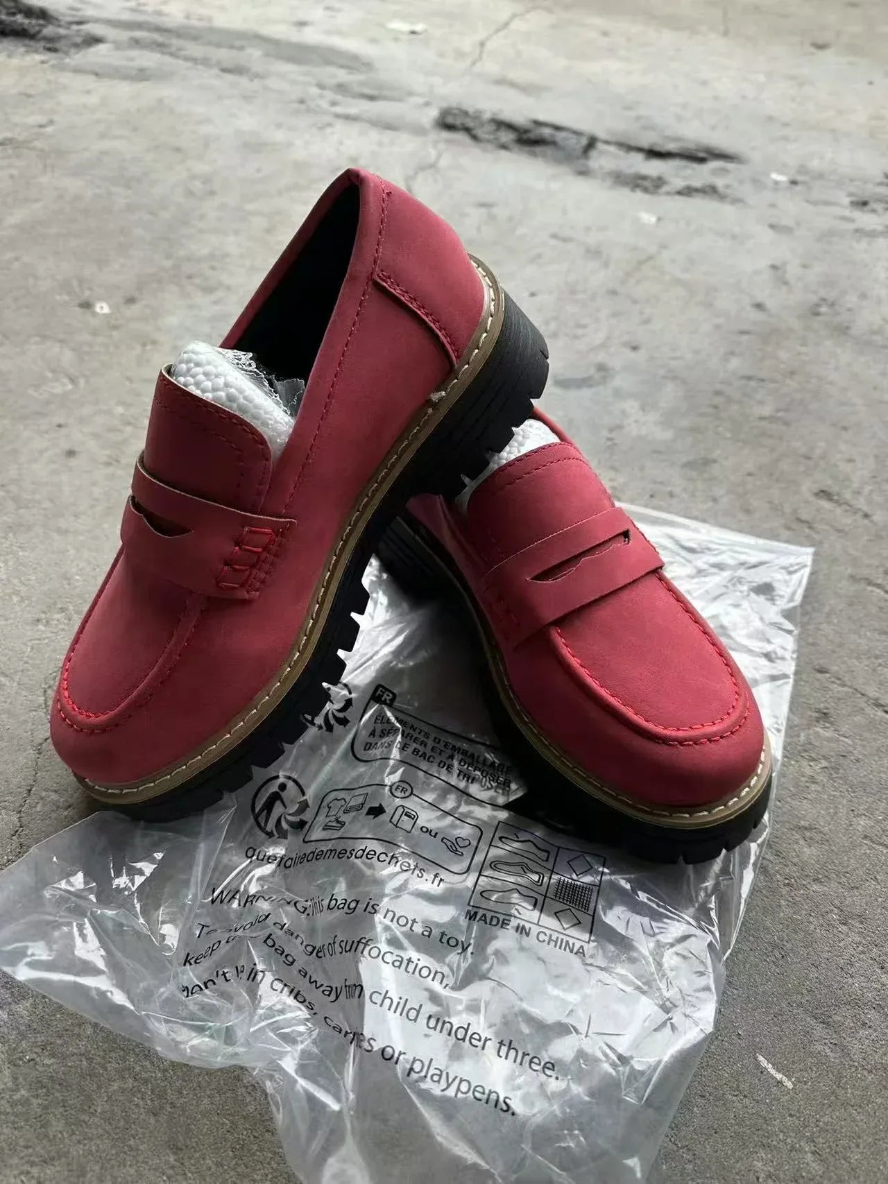 Leather Plus Size Casual Women's Shoes - DanaFashionstore