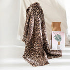 Leopard Print Artificial Cashmere Scarf Women's Warm Scarf Winter - DanaFashionstore