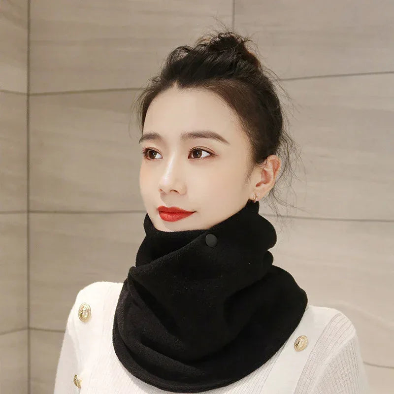 Women's Warm Plush Scarf Ins Cute And Versatile - DanaFashionstore