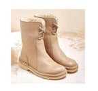 Women'S Boots Comfortable Flat Bottom Martin Boots Versatile Low Boots - DanaFashionstore