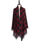 Women's Cashmere-like Plus-sized Double-sided Qicaigei Scarf Shawl - DanaFashionstore