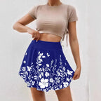 Women's Floral Print Loose Short Culottes - DanaFashionstore
