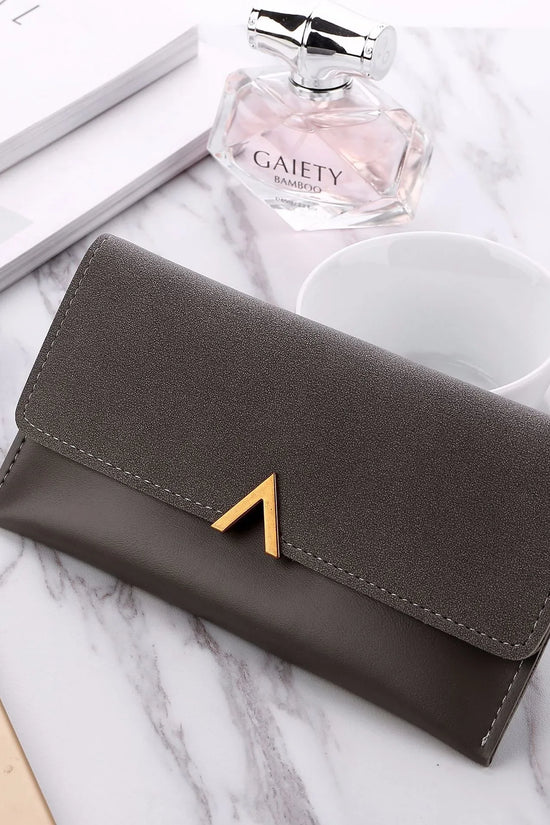 Frosted Color Matching 30 Off Long Ladies Wallet - DanaFashionstore