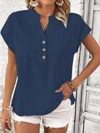 Retro Cotton And Linen Women's Casual Shirt - DanaFashionstore