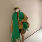 Women's Temperament Fashion Warm Solid Color Shawl Scarf - DanaFashionstore