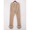 Women Coral Fleece Socks Leggings Winter Warm Sleepwear Ankles Knees Guard Women Home Pants Thick Pajamas Pant - DanaFashionstore