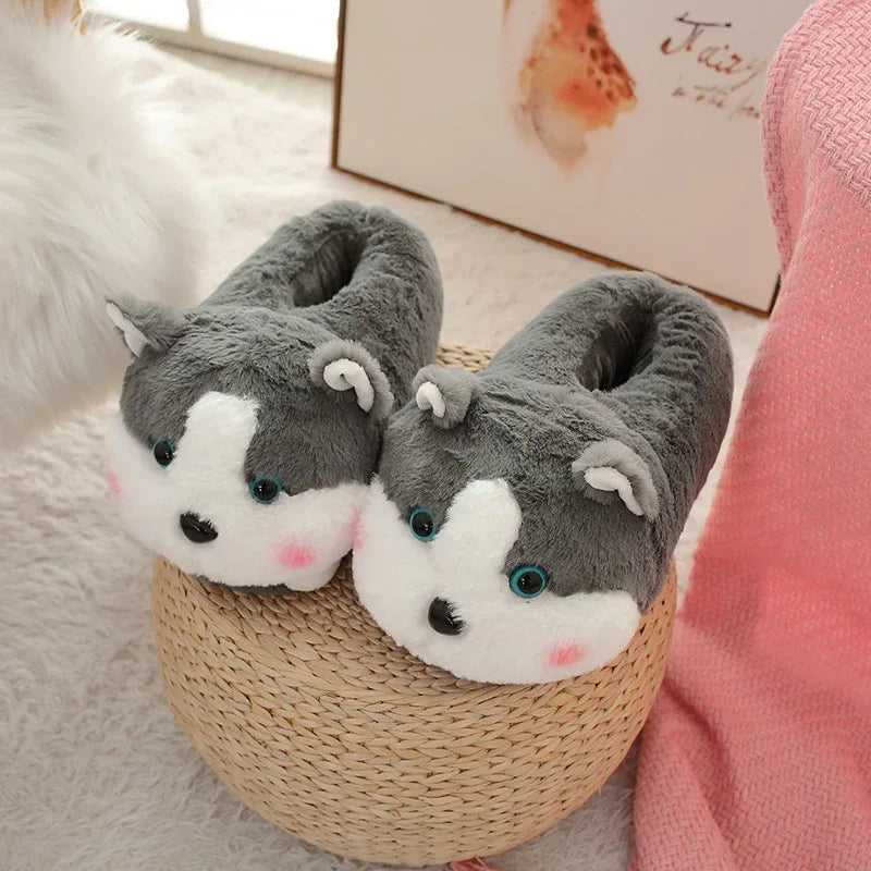 Winter Warm Student Dormitory Plush Cotton Slippers - DanaFashionstore