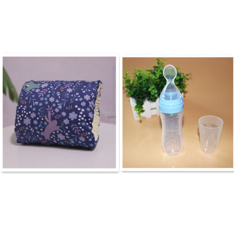 Adjustable Baby Cotton Nursing Arm Pillow Breastfeeding Washable Baby Infant Nursing Breastfeeding Pillow Cushion Arm Pad $25.75 Dana Fashion Color: Deep blue background rabbi set Dimensions: 25X23CM Baby & Mother Overview: 1. Portable, compact, suitable