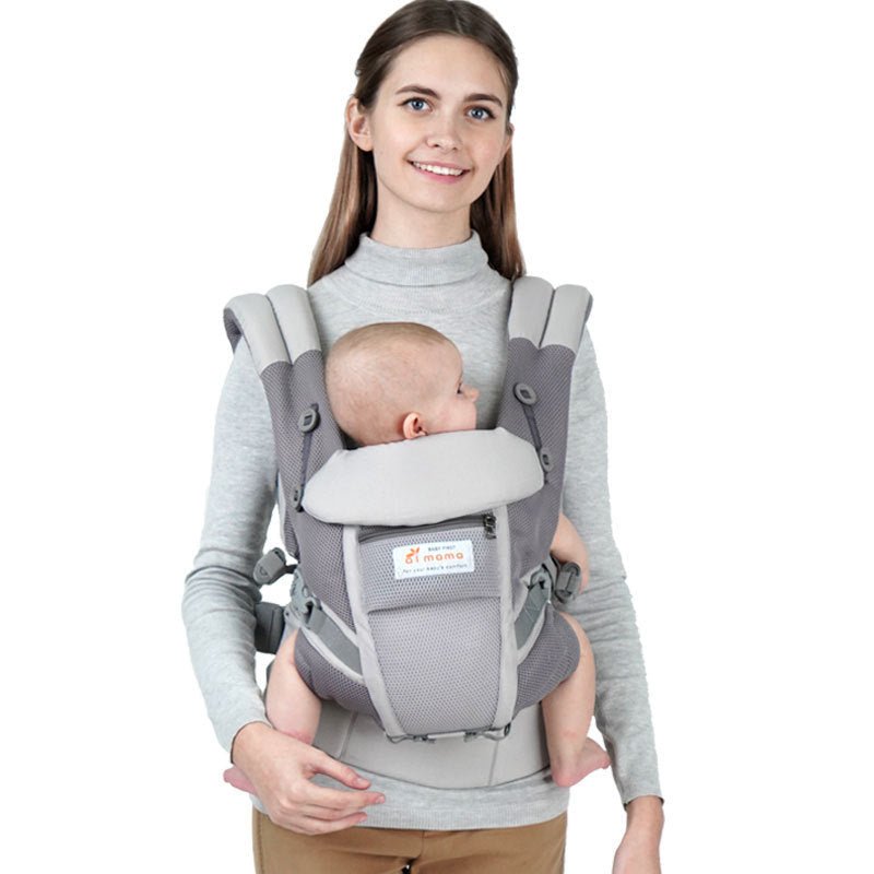 Adjustable Full Stage Breathable Sling Baby Carrier Waist Stool $103.53 Dana Fashion Color: Black Baby & Mother Product Information： Product Category: Strap Strap way: shoulders Maximum load: 20kg Applicable age: 3-36 months Size: one size Color: blue, bl