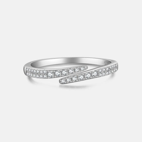 Adjustable Opening S925 Sterling Silver Ring Affordable Luxury Style Simple All-match $24.00 Dana Fashion Color: Platinum Size: Adjustable Opening Women's Accessories Product information: Color: platinum, 18 gold Applicable people: Unisex Size: adjustable