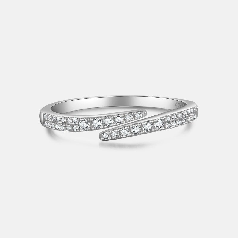 Adjustable Opening S925 Sterling Silver Ring Affordable Luxury Style Simple All-match $24.00 Dana Fashion Color: Platinum Size: Adjustable Opening Women's Accessories Product information: Color: platinum, 18 gold Applicable people: Unisex Size: adjustable