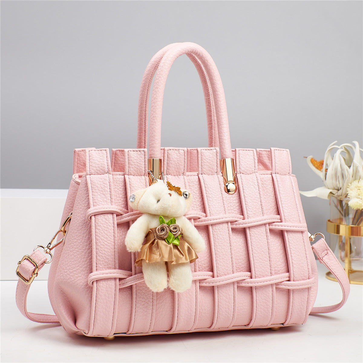 New Anti-scratch Women's Bag Fashion Hand-woven Handbag Shoulder Bag - Dana Fashion